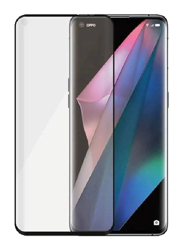 Oppo Find X5 Lite Full Glue 9D Tempered Glass Screen Protector, Clear