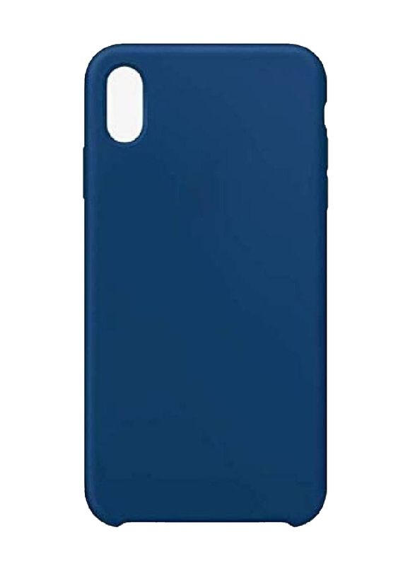 Apple iPhone XS Max Protective Soft Silicone Mobile Phone Case Cover, Blue