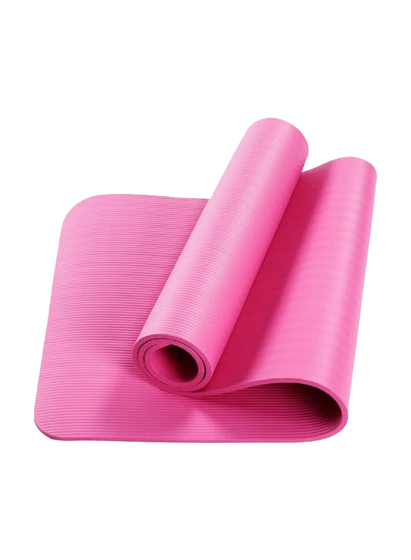 Extra Thick Non-Slip Yoga Mats For Fitness, Gym Exercise Pads Home Fitness, Pink