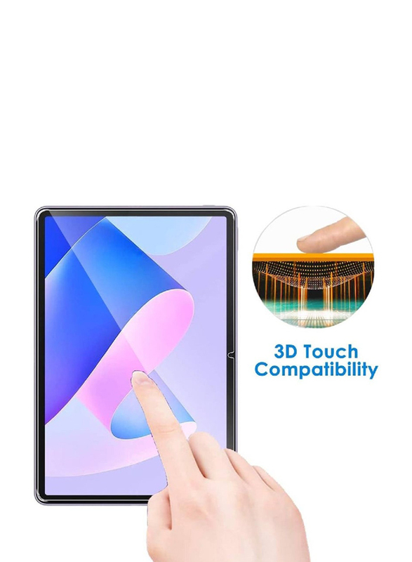 Hyx Huawei MatePad 11" 2023 2-Piece 9H Hardness HD Clear Cover Anti-Scratch Bubble-Free High-Definition Easy-Installation Tempered Glass Screen Protector, Clear