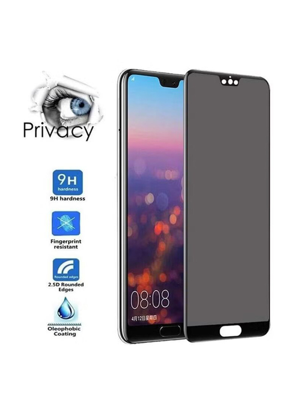 Huawei Nova 3E 9H Hardness Anti-Scratch Bubble Free Privacy Screen Protector, Grey