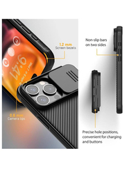 Nillkin Apple iPhone 15 Pro Max Magnetic Mobile Case Cover with Camera Cover, MagSafe, CamShield Pro, Magnetic Car Mount & Built-in Magnet Circle, Black