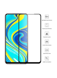 Redmi Note 9s Protective 5D Full Glass Screen Protector, Clear/Black