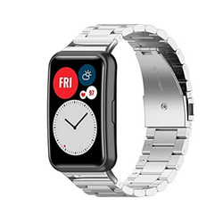 Replacement Stainless Steel Band Strap For Huawei Fit Watch, Silver