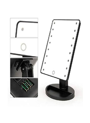 Touch Screen Vanity Makeup Mirror with LED Lights, Black