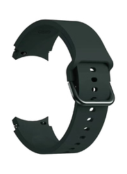 Soft Silicone Sport Band for Samsung Watch 4/Watch 4 Classic, Dark Green