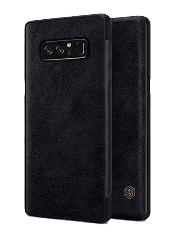 Nillkin Samsung Galaxy Note 8 Wallet Leather Mobile Phone Flip Case Cover, Black