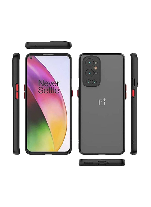 OnePlus 9 Pro Matte Hard PC Back Bumper Slim Protective Mobile Phone Case Cover, Black