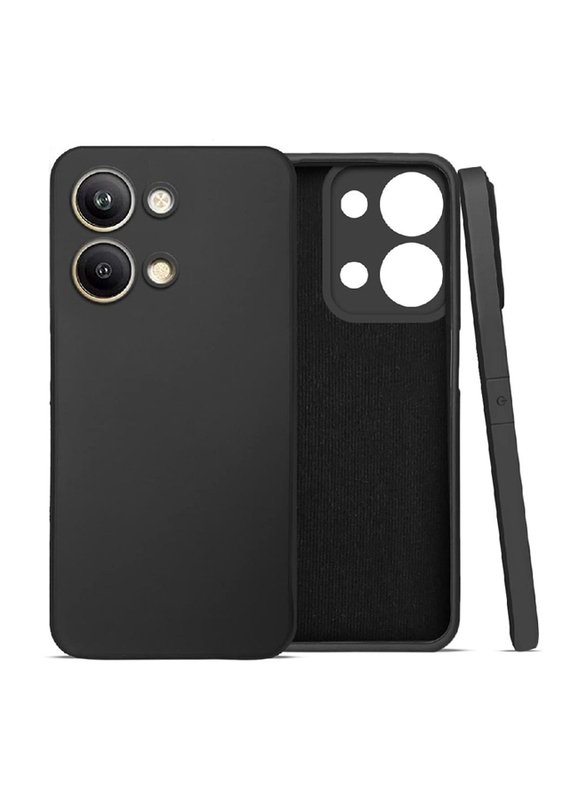 Olliwon Oppo Reno 9 Pro 5G/Oppo Reno 9 Protective Camera Soft Flexible Silicone Mobile Phone Case Cover, Black