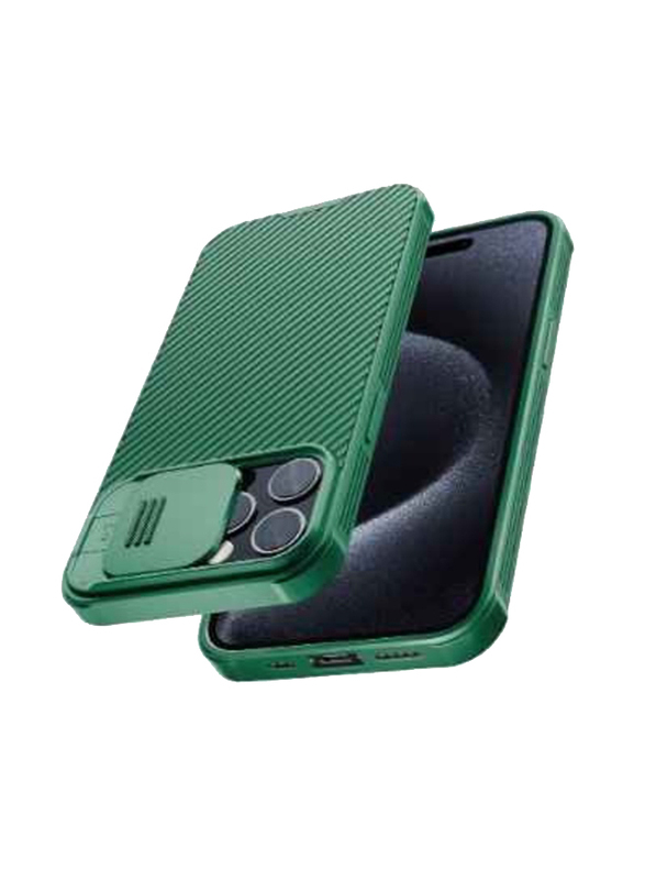 Nillkin Apple iPhone 15 Pro 6.1 Inch 2023 Shockproof Mobile Phone Case Cover with Cameshield, Green