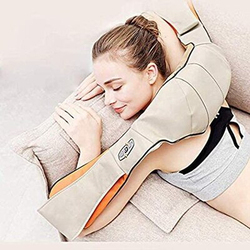 Shopdeals Back Neck & Shoulder Massager, One Size, Beige