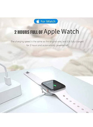 Magnetic Wireless Charger Adapter for Apple iWatch Series 1/2/3, White