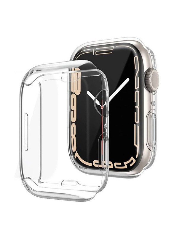 Full TPU Anti Scratch Bumper Case Protector for Apple Watch 38/40mm, Clear