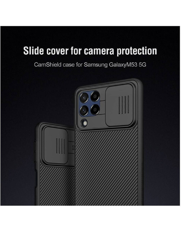 Nillkin Samsung Galaxy M53 5g CamShield Pro Slide Camera Protection Privacy Back Mobile Phone Case Cover, Black