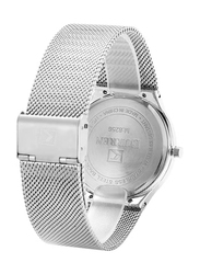 Curren Analog Watch for Men with Stainless Steel Band, Water Resistant, 8256, Silver