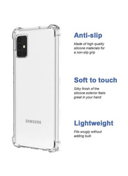 Samsung Galaxy A51 Protective Soft TPU Mobile Phone Case Cover, Clear