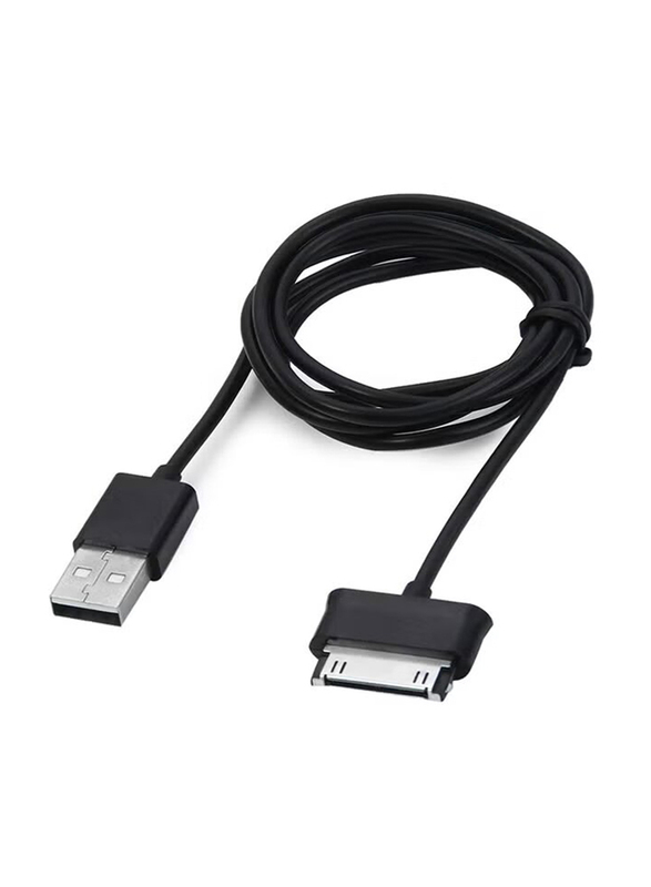Power Charger USB Data Sync Cable, USB Type A to 30-Pin For Samsung Galaxy Tablet, Black