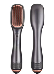 Arabest Styler Volumizer 3 in 1 Brush Salon Styler for Straightening Negative Ion Hair Dryer, Grey