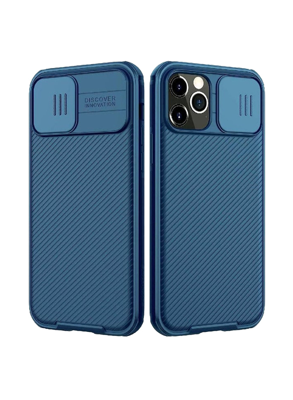 Apple iPhone 12 Pro Max CamShield Mobile Phone Back Case Cover, Blue