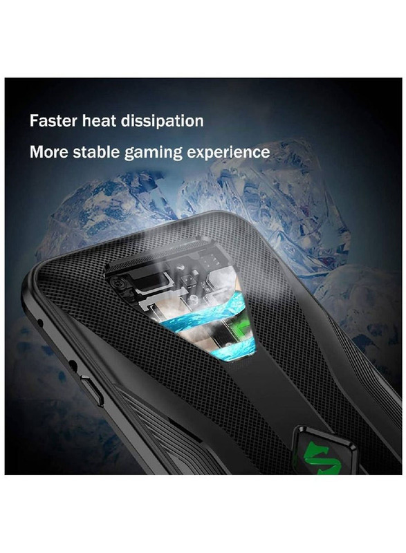 Xiaomi Black Shark 4/4 Pro Ultra Slim Flexible Mobile Phone Back Case Cover, Black