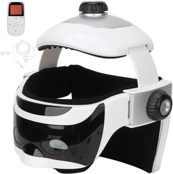 3-In-1 Head Massage Machine with Remote, One Size, White