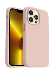 Apple iPhone 13 Pro Max Protective Soft Silicone Shockproof Slim Thin Back Mobile Phone Case Cover, Pink