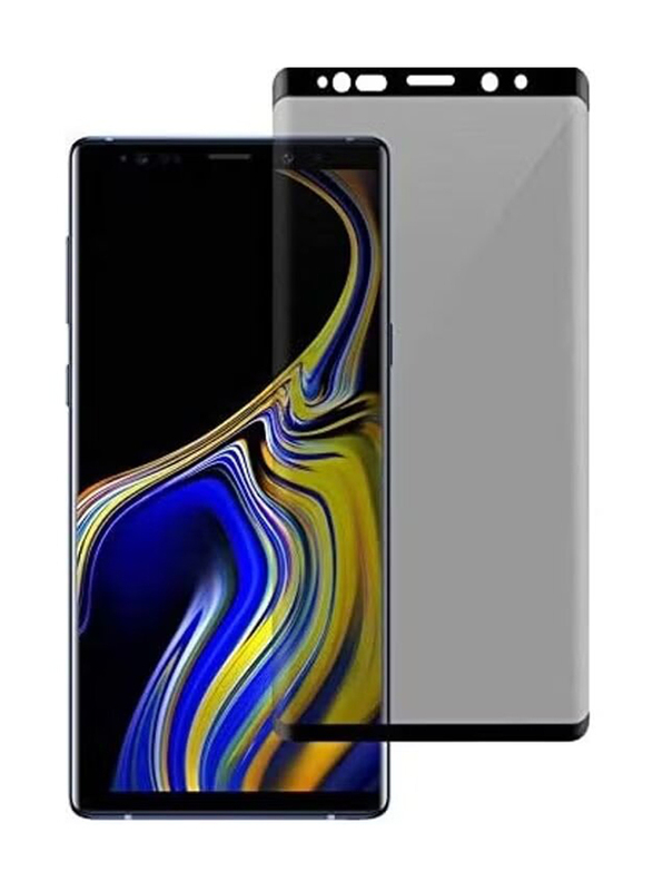 Samsung Galaxy Note 9 Scratch Resistant Tempered Glass Screen Protector, Black/Clear