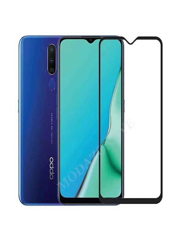 Oppo A9 Hardness Full Coverage Tempered Glass Screen Protector, Clear