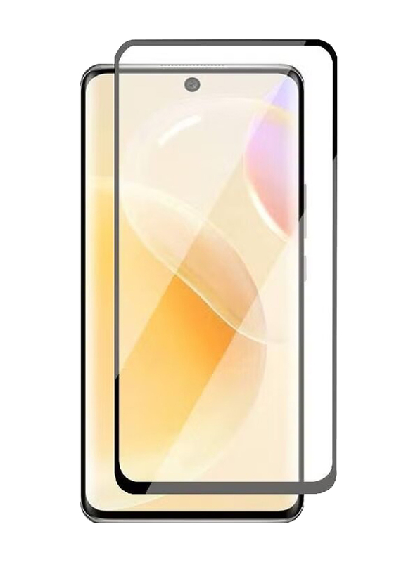 Huawei Honor 50 Full Glue 5D Glass Screen Protector, Clear/Black