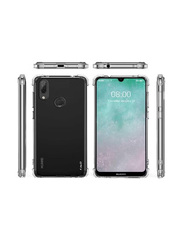 Huawei Y7 Prime 2019 Crystal Clear Shockproof TPU Bumper Mobile Phone Case Cover, Transparent