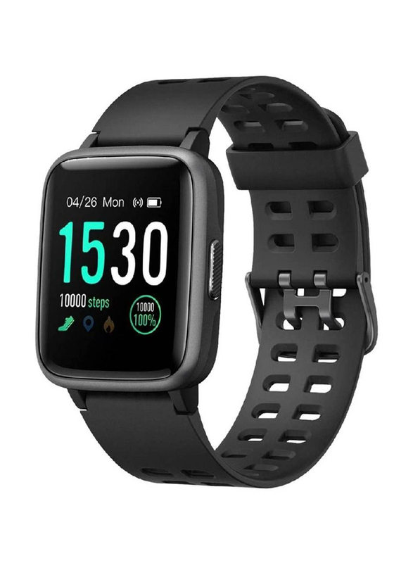 42mm Full Touch Screen Smartwatch, Call & Message Reminder, Fitness Trackers, Black