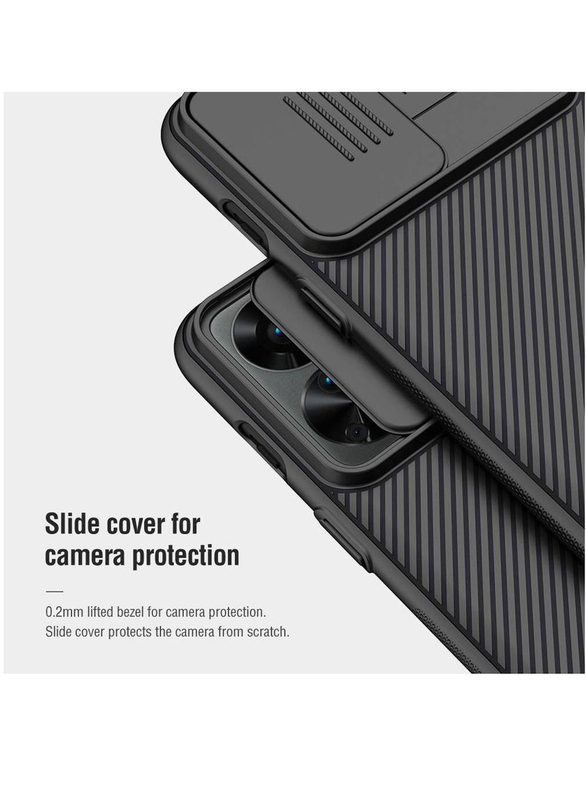 Nillkin OnePlus Nord 2T 5g CamShield Pro Slide Camera Protection Privacy Back Mobile Phone Case Cover, Black