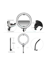 Andoer 14-Piece LED Video Ring Light Set, Multicolour