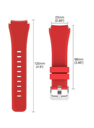 Sports Series Silicone Strap Smartwatch Band for Samsung Galaxy Gear S3 Frontier/Classic, Red