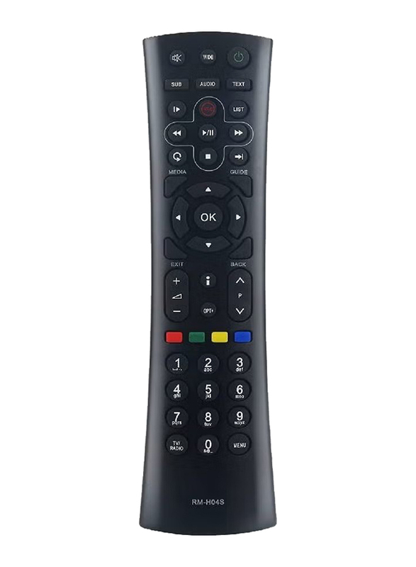 Ics Remote Control for Humax Receivers, H04S, Black