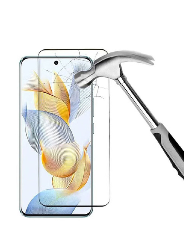 Hyx Honor 90 5G Full Coverage HD Anti-Scratch Bubble-Free Tempered Glass Screen Protector, Clear