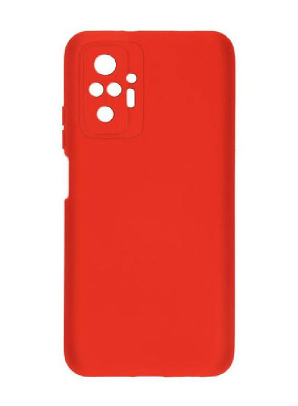 Samsung Galaxy Note 10 Plus Soft Liquid Silicone Slim Gel Protective Mobile Phone Back Case Cover, Red