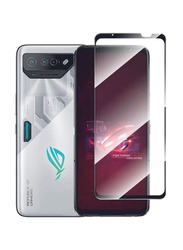 Zoomee Asus Rog Phone 7/Rog Phone 7 Ultimate Protective Soft Silicone Mobile Phone Case Cover with Screen Protector, 2 Piece, Clear