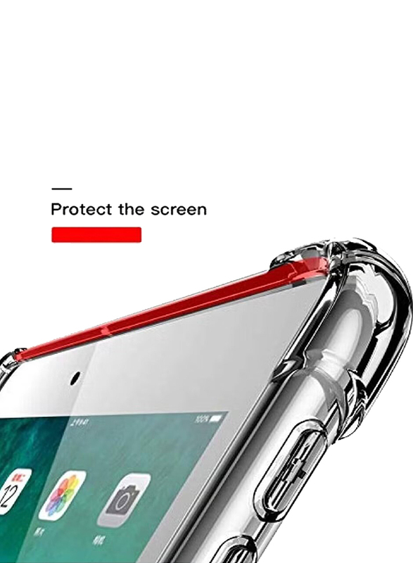 Apple iPad Air 2 9.7 Inch Bumper Corner Protection Soft Silicone Shockproof Ultra Slim Premium Anti-Scratch Tablet Case Cover, Clear