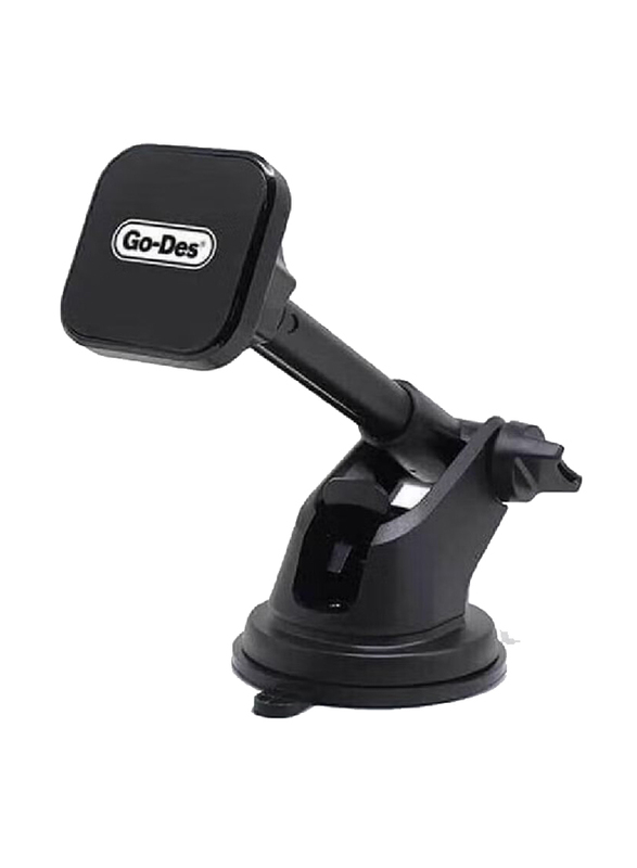 Go-Des Universal Adjustable Car Phone Holder Mount, Black