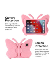 Apple iPad (4th Generation) 2020/Pro 11 2020/2018 10.9-inch Kids EVA Foam Shockproof Kickstand Butterfly Lightweight Tablet Case Cover, Pink