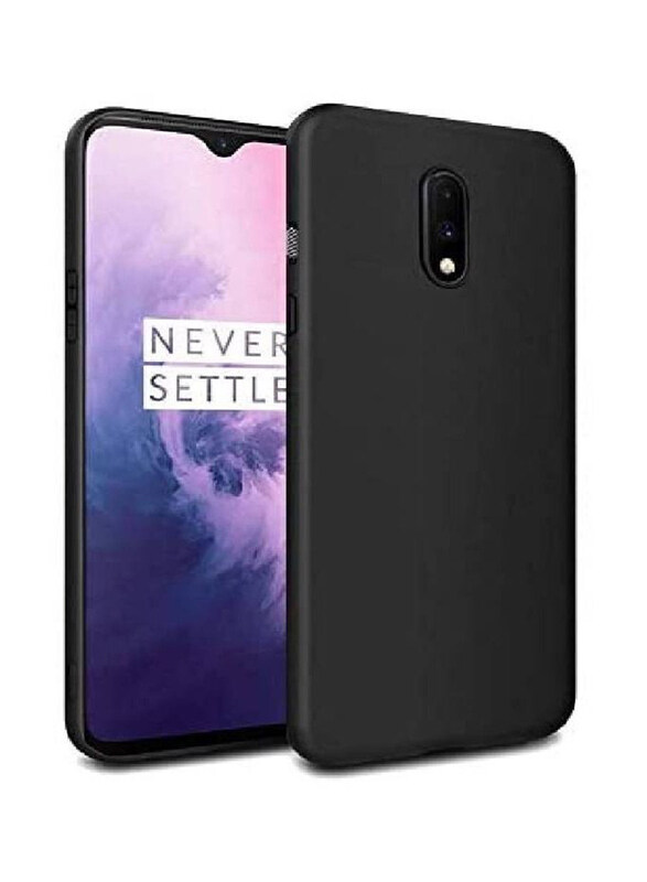 

Generic OnePlus 7 Ultra-thin Silicone Full Body Protection Mobile Phone Back Case Cover, Black