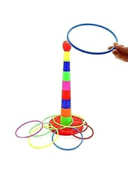 Carnival Ring Toss Quoits Target Game, Multicolour