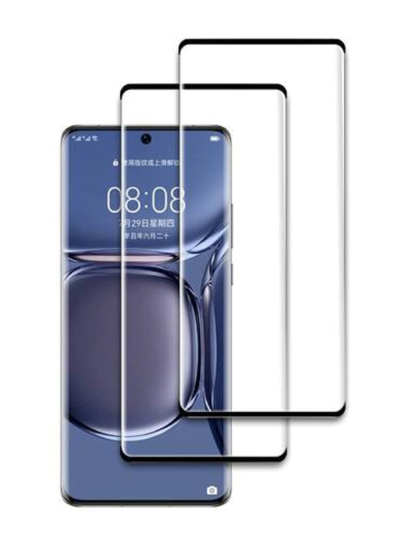 Huawei P50 Pro Tempered Glass Screen Protector, 2 Pieces, Clear