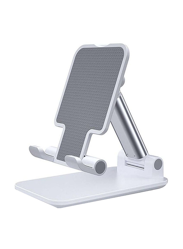 Foldable Mobile Phone And Tablet Stand Mount, White