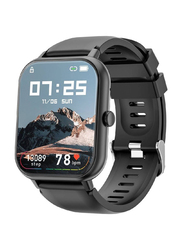 Ultra-Long Battery Life Smartwatch, Heart Rate, Sleep, IP67 Waterproof, Sports Fitness Tracker, Black