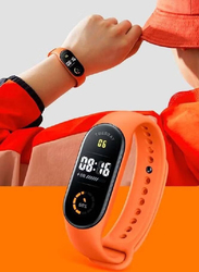 Replacement Soft Silicone Strap for Xiaomi Mi Band 7, Orange