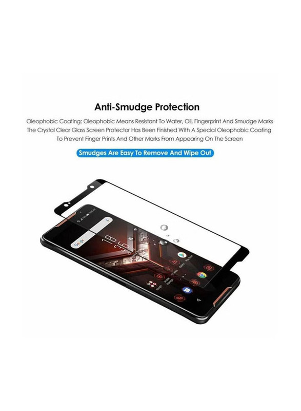 Asus ROG Phone 6 Full Coverage Tempered Glass Screen Protector, Clear