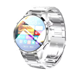 Hyx 2023 Smart Fitness Watch with IP68 Waterproof for Android iOS Phones, Silver