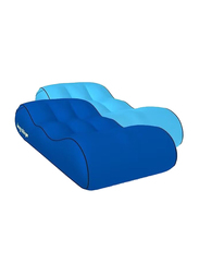 Lazy Things One Size Sofa Fast Inflatable Air Sleeping Bag, Dark Blue